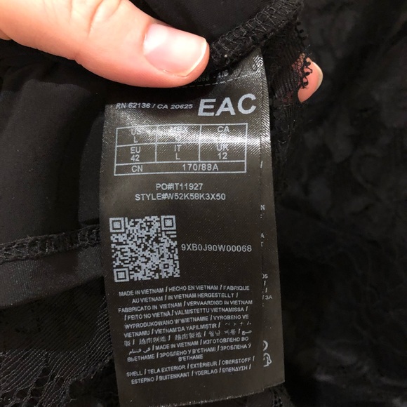 Guess Black Lace Cocktail Dress - Large - Picture 3 of 8